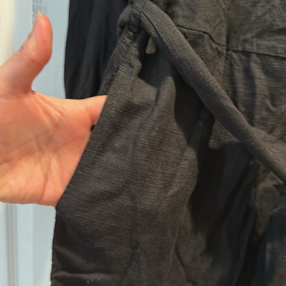 L Space Coronado Black Textured Gauze Button Front Romper M Dress Cover Up - Picture 6 of 8